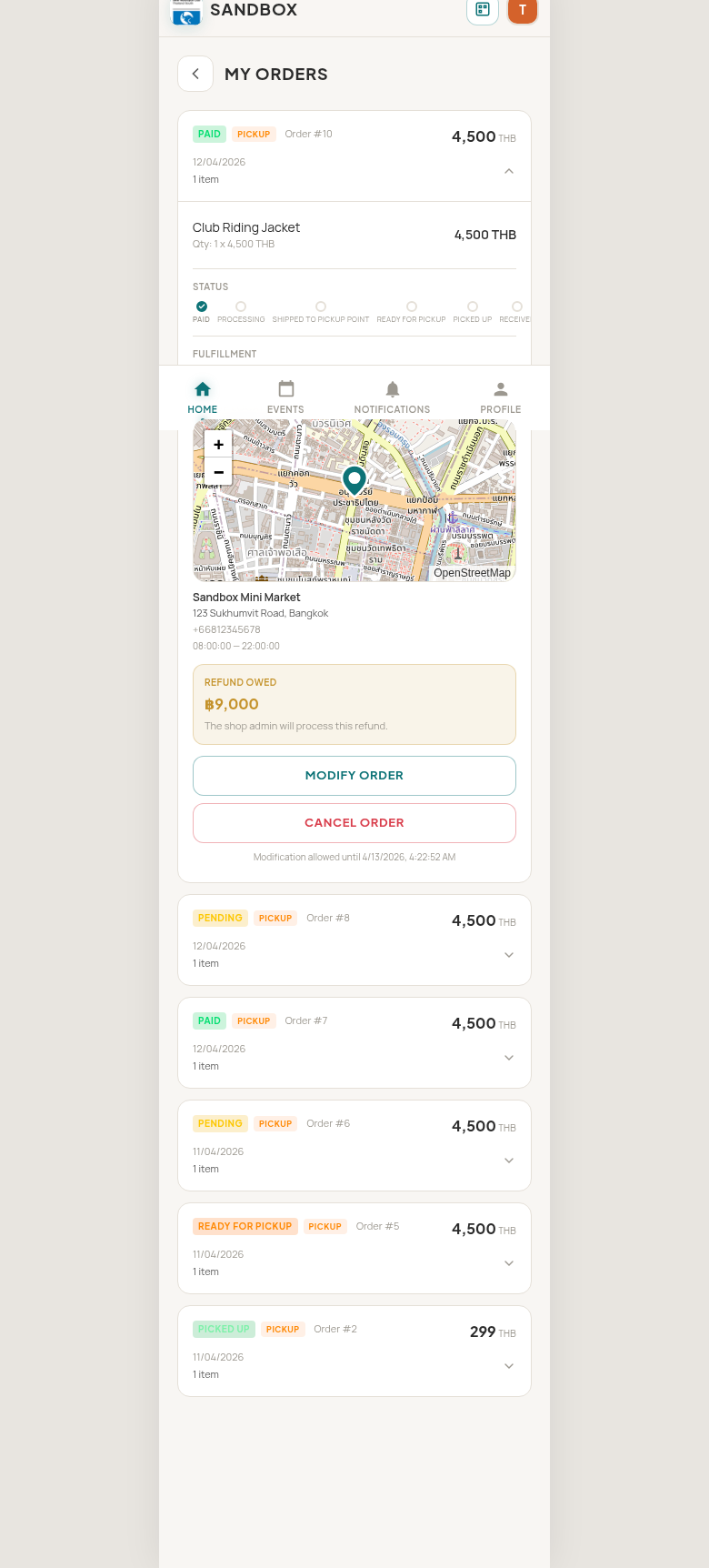 MCMM member — order detail with verified payment