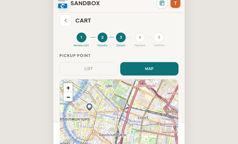 MCMM member — pick up at a real location